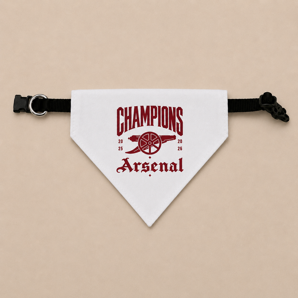 Arsenal Reversible Pet Bandana