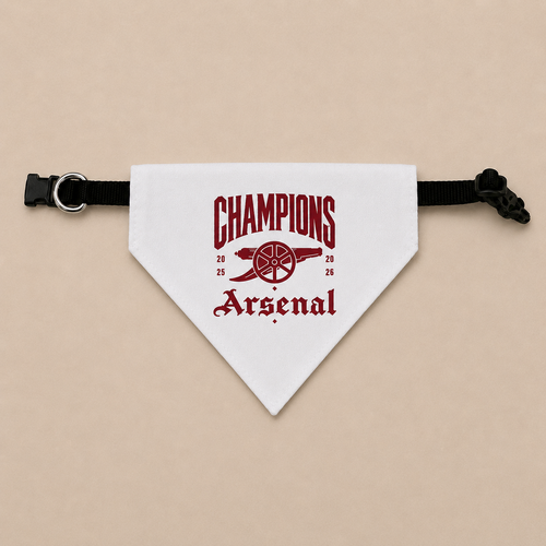 Arsenal Reversible Pet Bandana
