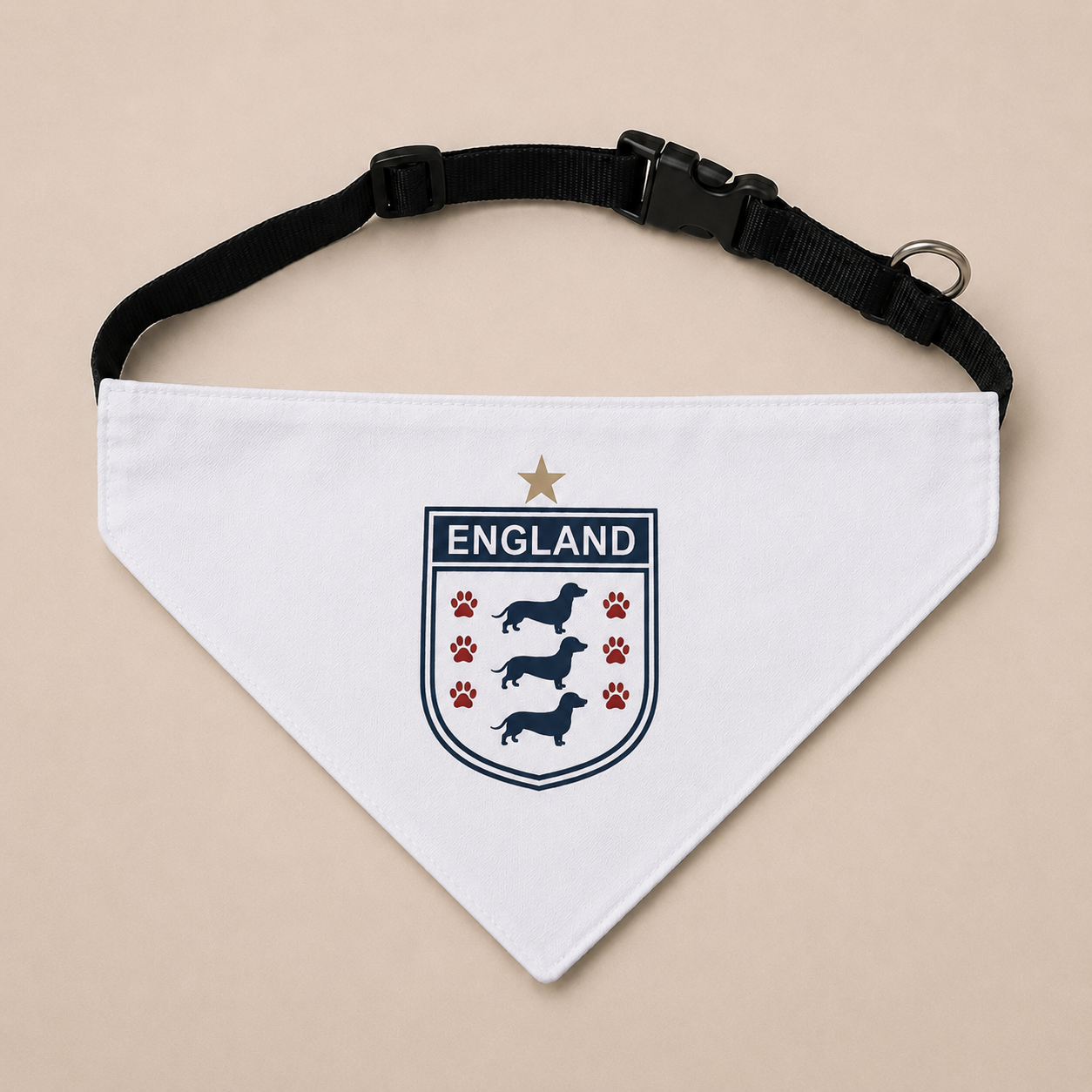 England Reversible Pet Bandana